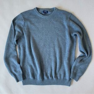 Croft & Barrow Blue Crewneck Knit Sweater EUC Men’s Size Large